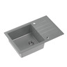 Quadron PETER 111 GraniteQ,ugr Sudopera 1 posuda+oced+sifon srebrna HCQP7850SZK