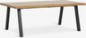 Stočić VELORA 70x120 natur hrast boja/crna