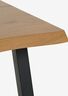 Stočić VELORA 70x120 natur hrast boja/crna