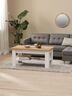 Stočić VELORA 60x110 bela/divlji natur hrast