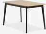 Trpezarijski sto VELORA 80x130 natur hrast/crna