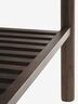 Stočić VELORA 60x110 polica tamni hrast