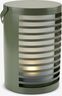VELORA Baterijska lampa Ø16xH22cm zelena
