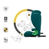 KINDERKRAFT AUTO SEDIŠTE JUNIOR FIX 2 PLUS I-Size 100-150cm GREEN KCJUFI20GREPL0N