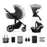 Kinderkraft kolica PRIME 2 3u1 MINK PRO SHADOW GREY KSPRIM02GRY300I