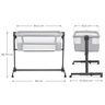 KINDERKRAFT KOLEVKA 2U1 NESTEE UP 2 GREY KLNEE002LGR0000