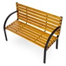 MULTIGARDEN Drvena baštenska klupa sa naslonom 122×57 cm - WYI-XG2088