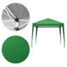 MULTIGARDEN Baštenski šator/paviljon 3×3 m, automatski rasklopiv, sa 4 bočne stranice zeleni – PAW-3X3-A-4W-GR