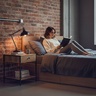 ModernHome Noćni stočić sa fiokom i policom, loft stil – CTG404050