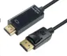 Kabl Stars Solutions DP na HDMI M/M crni 1.8m