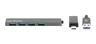 USB-C/USB-A HUB 4port Manhattan 181006 4xUSB-A 3.2/5Gbps/Crni