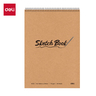DELI BLOK ZA CRTANJE Sketch book, A5, 40 lista, 110g - GORNJA SPIRALA EN723