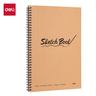 DELI BLOK ZA CRTANJE Sketch book, A4, 40 listova, 110g, BOČNA SPIRALA EN720