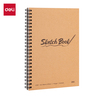 DELI BLOK ZA CRTANJE Sketch book, A5, 40 lista, 110g - BOČNA SPIRALA EN722