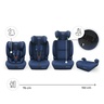 KINDERKRAFT AUTOSEDIŠTE COMFORT UP 2 PLUS I-SIZE NAVY KCCOUP02NAVPL00