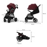 KINDERKRAFT KOLICA ZA BEBE GRANDE 2 BURGUNDY KSGRAN02BRG0000