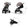 KINDERKRAFT KOLICA ZA BEBE GRANDE 2 BEIGE KSGRAN02BEG0000