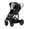 KINDERKRAFT KOLICA ZA BEBE 3U1 PRIME MINK PRO BLACK KSPRIM00BLK300I