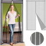 CHOMIK Magnetna zavesa protiv insekata za vrata 80/90/100 × 210/220 cm, bela HEB7747