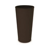 GARDINO okrugla visoka saksija MELROSE GLAMOUR 25X46,5H antracit