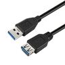 MS Kabl USB-A to USB-A, 3.0, 5 m, Female