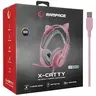 Slušalice žične gaming Rampage RM-K91 X-CATTY 7.1 RGB roze 36032
