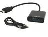 A-HDMI-VGA-06 Adapter GEMBIRD HDMI to VGA with audio Black