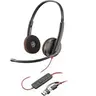 Slušalice žične HP Poly 3225 USB-C+3.5mm Plug+USB-C/A crne 8X229AA