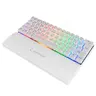 Tastatura žična gaming Rampage PLOWER K60 mehanička plavi switch bela 37254
