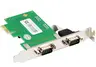 E-Green PCI Express kontroler 2-port serial RS232,DB-9