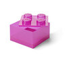 LEGO kutija za odlaganje sa poklopcem (4): Svetlucavo roze 40090801