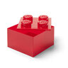 LEGO kutija za odlaganje sa poklopcem (4): Svetlucavo crvena 40090804