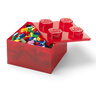 LEGO kutija za odlaganje sa poklopcem (4): Svetlucavo crvena 40090804