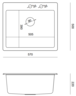 Quadron ugradna sudopera MORGAN 110 GraniteQ HB8304U8-BS_P2O