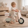 KINDER HOME Dečiji drveni bicikl za balansiranje – Motocikl sa kutijom za picu, 81×36×52 V16C367