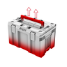 Einhell sistemski kofer za sitan pribor E-Case Half Size