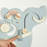 Topi Toys Montesori Drvena Zidna Plavi Delfin