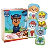 NICKELODEON Paw Patrol drvene puzzle za spajanje i kombinovanje – set od 5 slaga