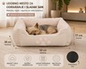 PET COMFORT Krevet za pse Bež 50 × 38 × 17 cm