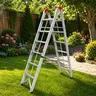 SuperStep Duple Sklopive Štapne Alu Merdevine 2x6 218cm