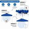 Venturo Garden 3x3m Plavi Paviljon sa mehanizmom