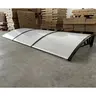 Nadstrešnica 300x100cm Crna Providna 5mm Leksan