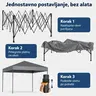 Venturo Garden 3x3m Sivi Paviljon sa mehanizmom