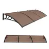 Nadstrešnica Aluminijumska 300x120cm Crna Bronza 5mm