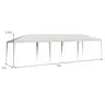 Paviljon za zabave 9x3m bez stranica Beli