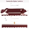 Montelux Solara 250x200cm Bordo Tenda