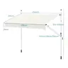 Montelux Easy 250x120cm Krem Balkonska Tenda