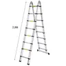Duple Aluminijumske Teleskopske Merdevine 2,8+2,8
