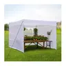 Paviljon Sa Mehanizmom 3x3m Beli Tri Stranice Torba