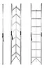 SuperStep Sklopive Štapne Alu Merdevine 233cm 7 Gazišta